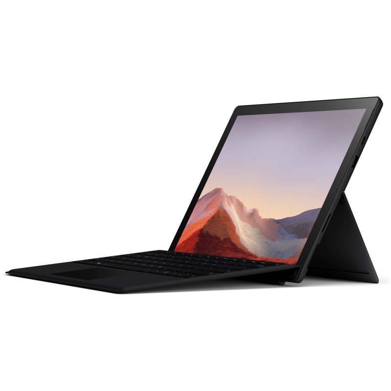 تبلت مایکروسافت مدل Surface Pro 7 Plus - C به همراه کیبورد Black Type Cover
