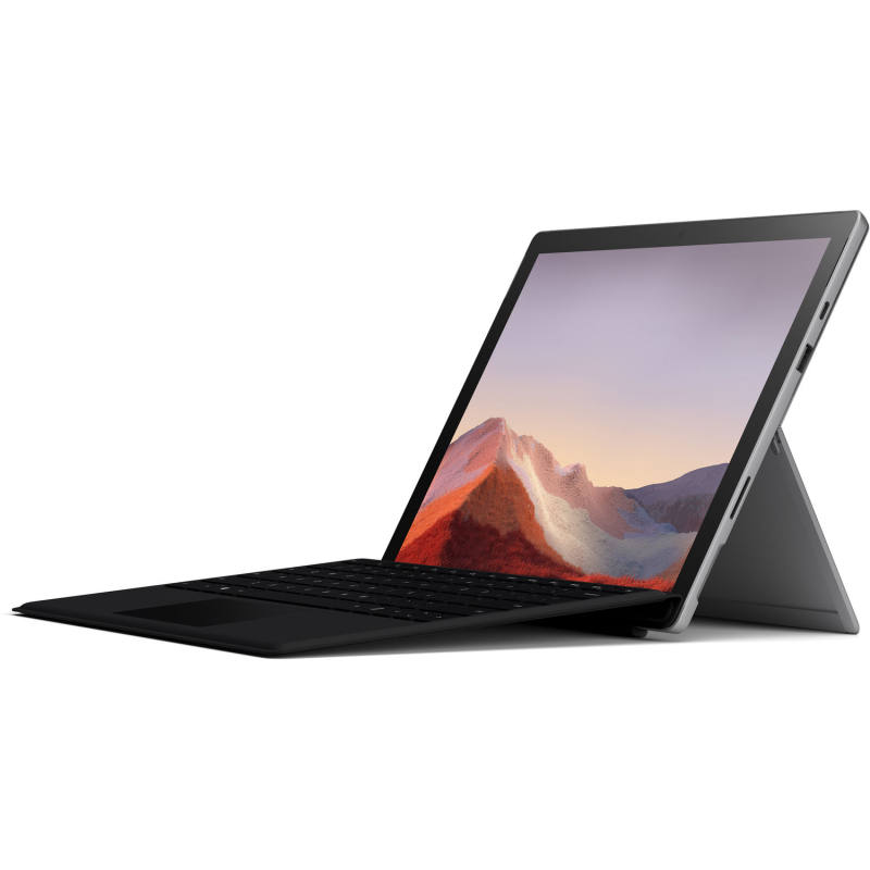 تبلت مایکروسافت مدل Surface Pro 7 Plus - F ظرفیت 512 گیگابایت به همراه کیبورد Black Type Cover