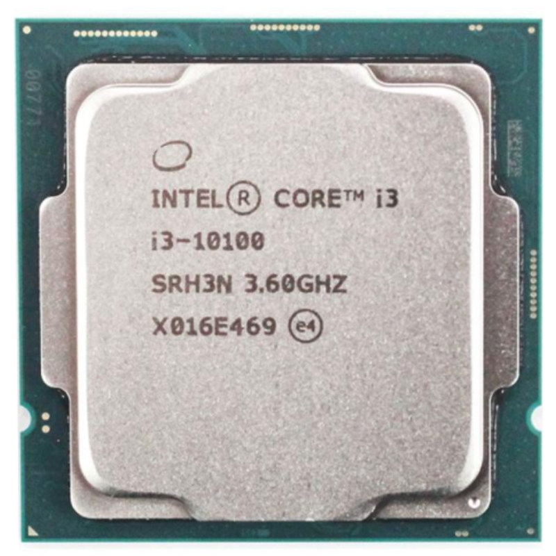 پردازنده مرکزی اینتل سری Comet Lake مدل Core i3-10100f تری