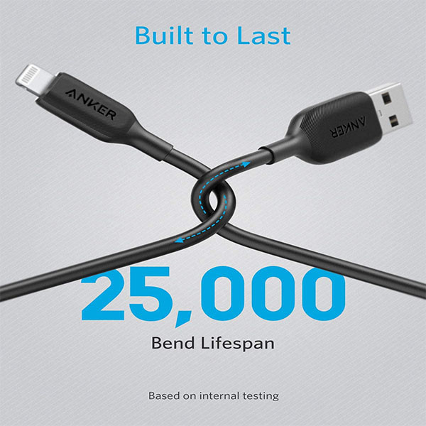 کابل تبدیل USB-A به لایتنینگ انکر مدل A8813H11 طول 1.8 متر