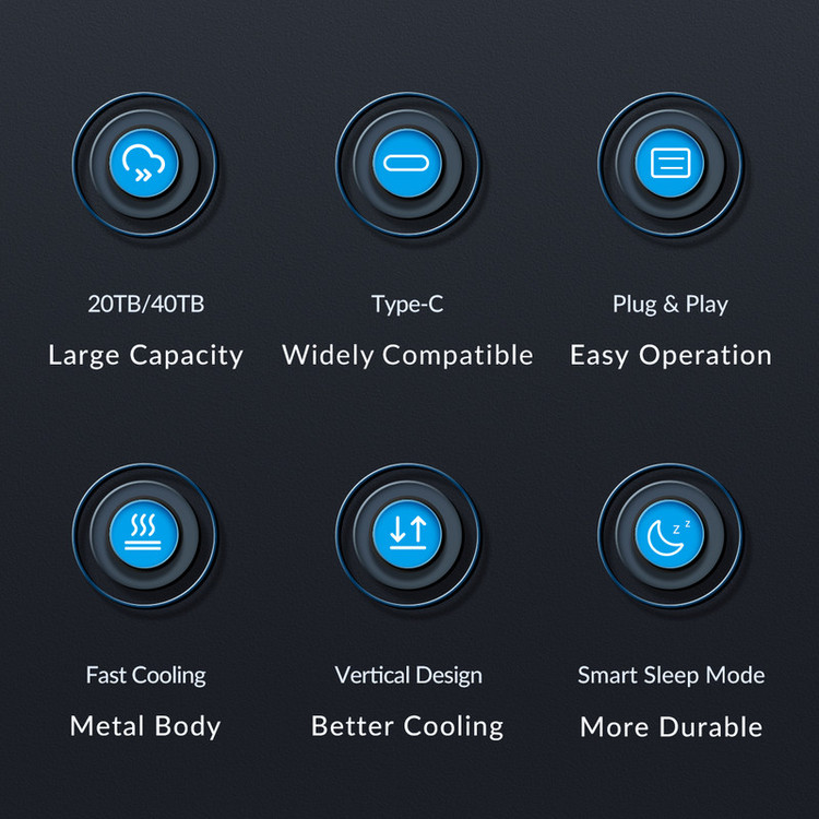 قاب هارد اکسترنال USB -C اوریکو مدل 5518C3