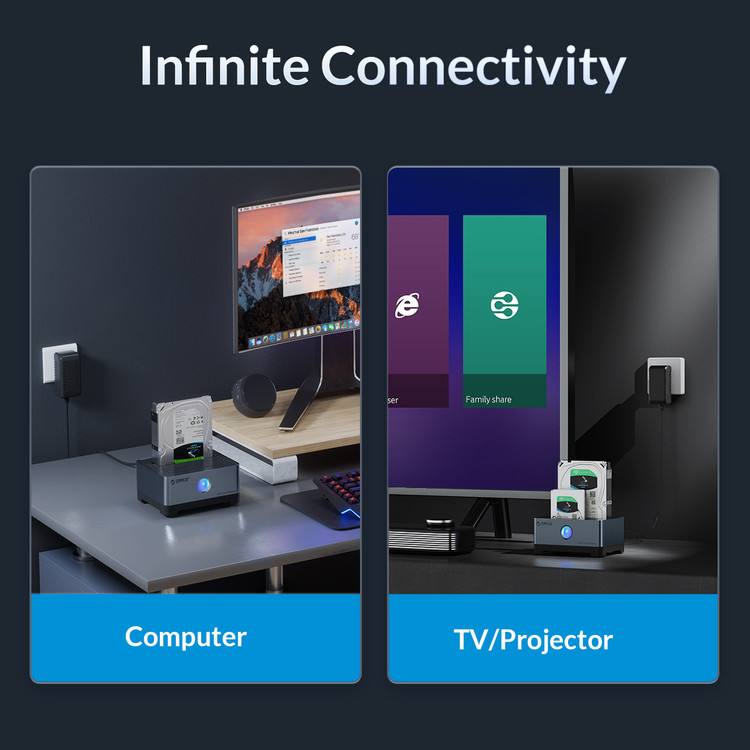 قاب هارد اکسترنال USB -C اوریکو مدل 5518C3