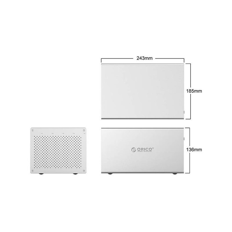 باکس 5 سینی هارد اوریکو مدل WS500RC3